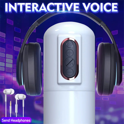 Sex Toy for Men Thrusting Male Masturbation Cup Pocket Vagina Pussy Penis Trainer Sexy Voice Men's Masturbator Toy Adults Goods