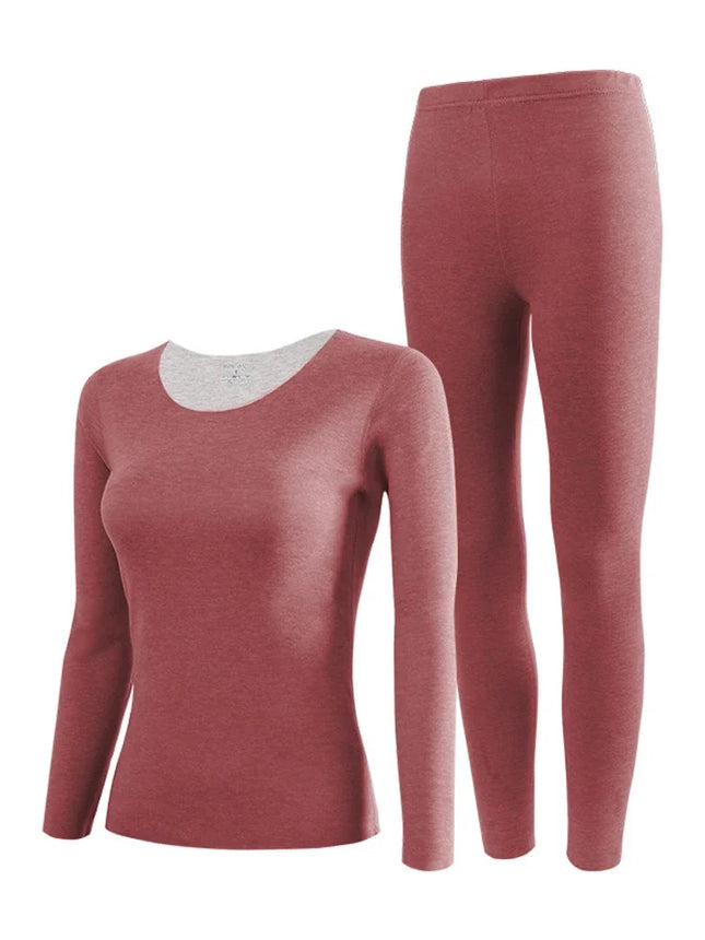 Women's Thermal Underwear Cashmere Suit Thermal Clothing Woman for Cold Seamless Thick Double Layer Winter Cloting
