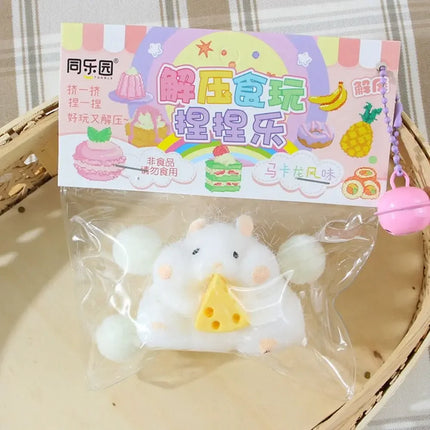 Dinosaur Figure Little Milk Dragon Decompress Toys Squeeze Toys Cartoon Doll Milk Dragon Squeeze Toy Soft Stuffed Yellow