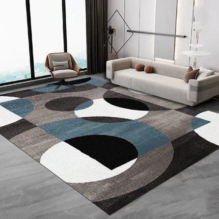 VIKAMA Nordic Minimalist Living Room Carpet, Easy-To-Clean Sofa and Coffee Table Pad, Bedroom Full Carpeting, Home Decoration