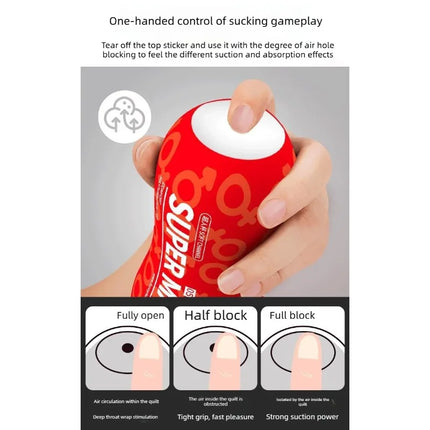 Massage Cup for Men Masturbation, Reusable Stimulating Pleasure Device  Male Toy Masturbator Pocket  Sex Toys Adult Toys 18+