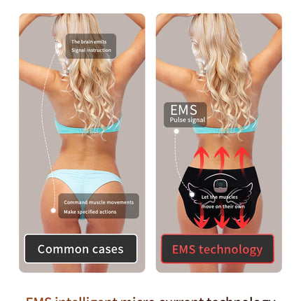 EMS Hip & Butt Toning Device - Professional Glute Lift Massager for Women Fitness Training and Body Contouring at Home