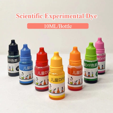 Liquid Colorant 10ML Food Grade Liquid Pigments 8 Colors for Student Science Experiment Handmade DIY Tie Dyeing