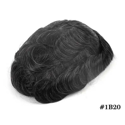 Men's Capillary Prosthesis Front HD Lace Natural Human Hair Wigs Hd Lace PU Base Men Toupee Hair Replacement Front Lace Hairline