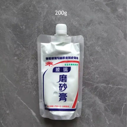 100/200g Glass Etching Frost Paste Glass Record  Engraving Cream Painting DIY Tools