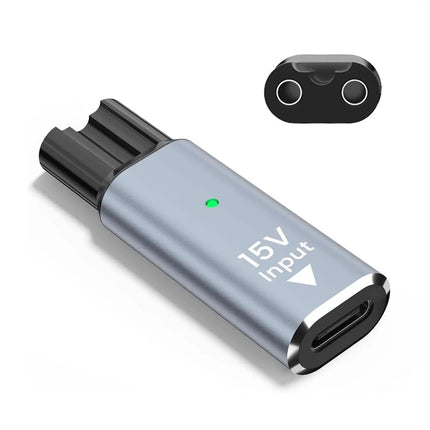 15V HQ8505 Type-C Shaver Adapter Charging Converter for Philips Norelco One Blade Pro QP6510 QP6520 QP6530 Beard Trimmer