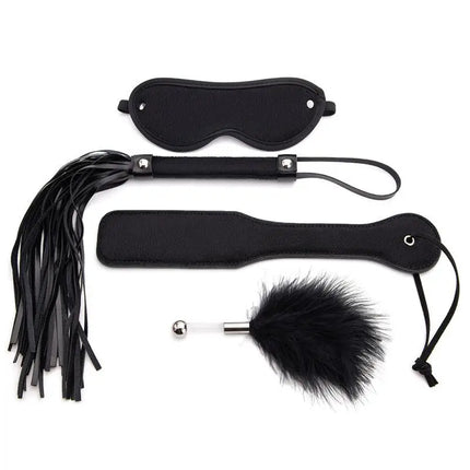 New 4Pcs Spanking Paddle For Adult Sex Pleasure PU Leather Whip & Crop Bondage Accessories Toys For Women Couples