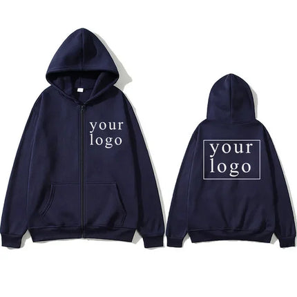 Custom Print Zip Hoodie / Hoodie Zippé Imprimé Personnalisé