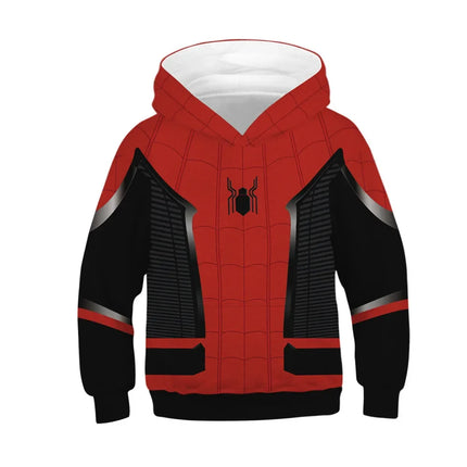 Autumn Winter Children's Hoodies Superhero's Print Coat Kids Sweatshirt Child Teen Hoody Tops 5-14y Boy's Hooded Coat Sportwear
