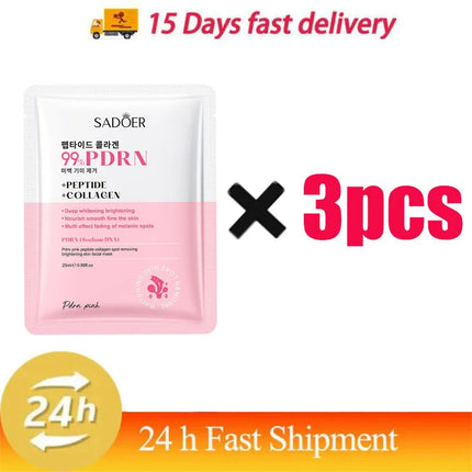 99%PDRN Bio Collagen Face Mask Shrink Pores Deep Hydrating Overnight Mask Moisturizing Refreshing Brightening Face Skin Care
