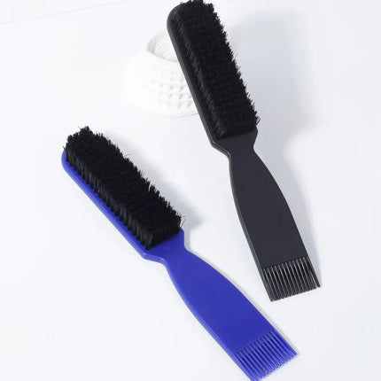 Professional hair styling brush set, 2-in-1 brush hair salon styling tool, anti slip handle, special for real hair wigs