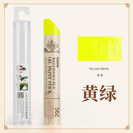 1pc Phoenix Extra Large Solid Oil Pastels Jumbo 37ML Water-Soluble,Portable for Sketch Graffiti, Art Supplies Oil Canvas Boards