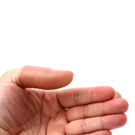 3PCS Novel Funny Magic Toys Party Prank Soft Thumb Tip Fake Finger  Magic Trick Close Up Vanish Appearing Finger Trick Props