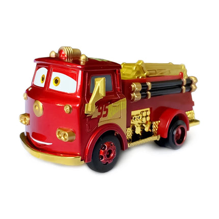 Disney Cars Electroplated Golden Racing Car 1/55 Metal Die Casting Model Alloy Material Anime Figure Kids Toys Birthday Gifts