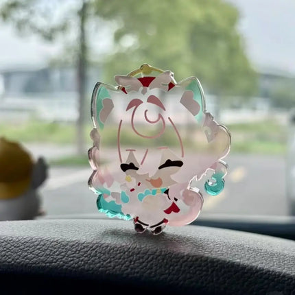 Honkai:Star Rail Imbibitor Lunae Mydie 5cm Mini Acrylic Figure Stand Model Plate DIY Desk Decor Standing Ornaments For Fans Gift