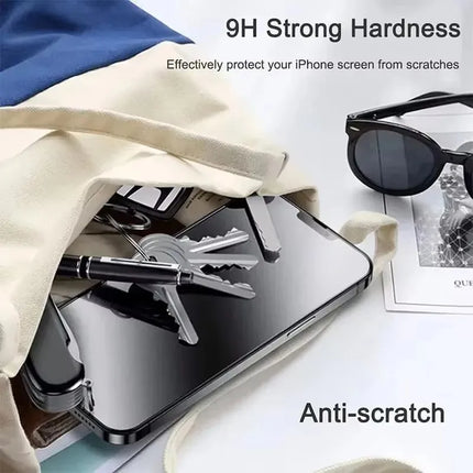 1-5PCS Anti-Spy Glass for iPhone 15 14 13 12 11 Pro Max Mini X XS XR 7 8 Plus Privacy Screen Protector For iPhone 17 16 17Air