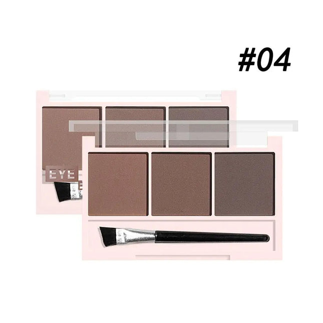 Three-color eyebrow powder natural long-lasting shadow three-dimensional eyebrow shape waterproof eyebrow cream Makeup Cosmetics