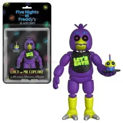 In Stock FNAFs bear's midnight harem five nights Bonnie/Freddy/Chica/Foxy Action Figure Model Toys Birthday Children's Gifts