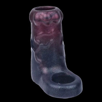 ORALSX Soft Vibrate Penis Sleeve Male Cock Cover Dick Enlarger Dildo Sheath Adult Sex Toys For Men Vaginal Anal Massger Condom