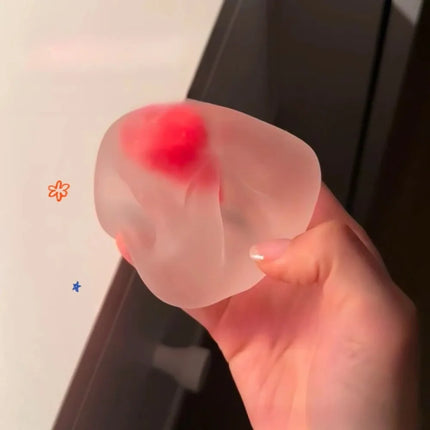 Squishy Strawberry Stress Ball  Soft Fidget Sensory Toy for ADHD Autism Slow Rebound Squeeze Toy for Adults Kids Christmas Gift