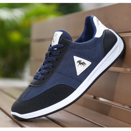 Men's Breathable Mesh Sports Shoes Lightweight Comfortable Soft Bottom Casual Shoes Versatile Footwear for All Seasons