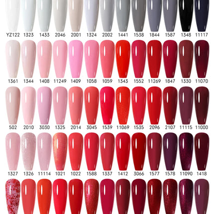 Arte Clavo 15ML Red Brown Color Gel Nail Polish Autumn Winter Nail Art Gel Nail Supplies Semi Permanent Soak Off UV Gel Varnish