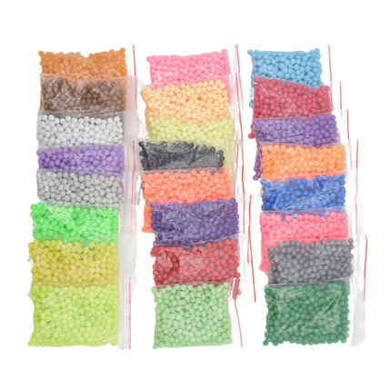 30 Color 300pcs Refill  Bag Beads Puzzle Crystal Color DIY Magic Beads Water Spray Ball Games 3D Handmade Magic Toy for Children