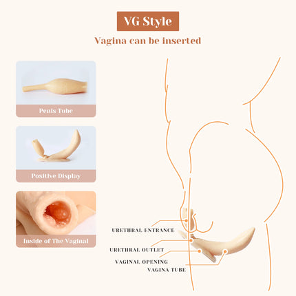 CYOMI Silicone Bodysuit Fake Vagina Breast Forms 3-Point D Cup Boobs Tits For Drag Queen Crossdresser Transgender Shemale 2TH