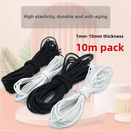 3/4/5/6mm Strong Elastic Rope Bungee Shock Cord for DIY Jewelry Making, Garment Sewing, Handmade Crafts