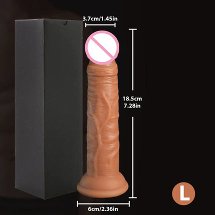 Realistic Dildo for Women Soft Silicone Penis Dick With Suction Cup Adult Vagina Anal Plug Sex Toys for Female Masturbators
