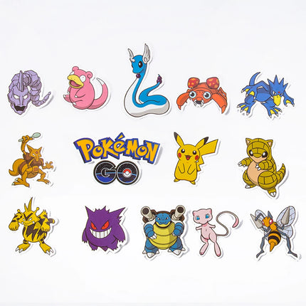 10/30/50/100pcs Funny Pokemon Stickers for Phone Laptop Skateboard Sticker Kawaii Kids Anime Classic Pikachu Psyduck Decal Toy