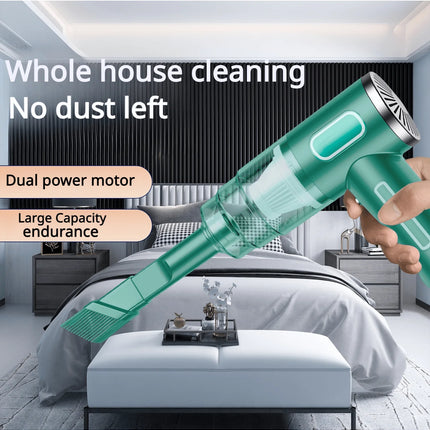 Portable Car Vacuum Cleaner, 3500Pa Suction Power, Handheld Design, USB Rechargeable, Suitable for Cleaning Cars and Homes