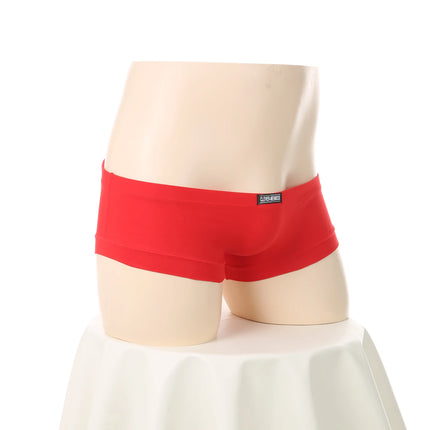 Men's Cotton Underwear Low-rise Mini Boxer Shorts Slim Underpants Very Low-rise Breathable Boxers Man Solid Color Lingerie