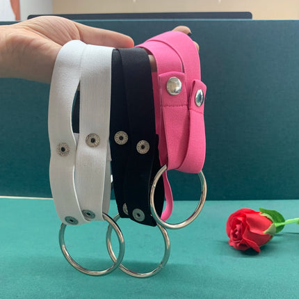 Male Chastity Cage Anti-off Device Elastic Band Auxiliary Belt Adjustable Underwear Rope Adult Game Sex Toys for Men