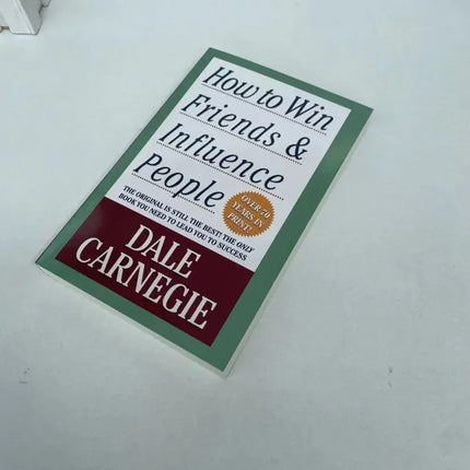 How To Win Friends & Influence People By Dale Carnegie Interpersonal Communication Skill Reading Book for Adult
