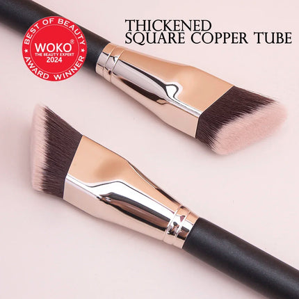 171S Angled Liquid Blush Foundation Brushes Cream Blush Brush Foundation Blending Makeup Brush Foundation Buffing Make Up Tool