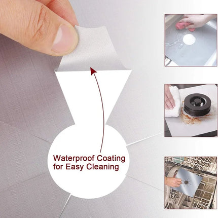 New Gas Stove Protectors Reusable Burner Covers Kitchen Gas Stove Mats Stovetop Cleaning Pad Liner Covers Kitchen Accessories