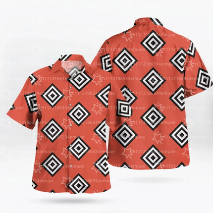2026 Gengar Pattern Pokemon Button Up Hawaiian Shirt Leisure Dry Quickly Men's Shirt Kid's Clothing Tee Top Women's Clothing