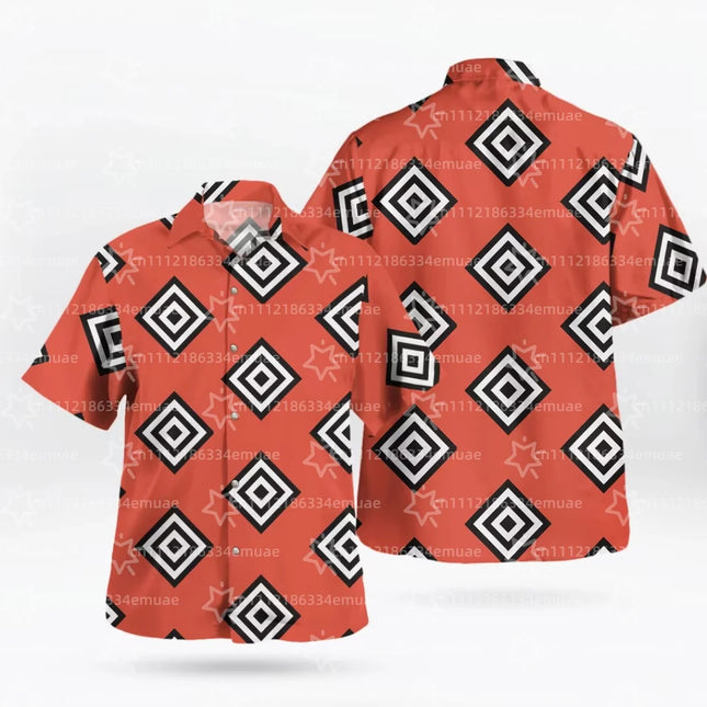 2026 Gengar Pattern Pokémon Button Up Hawaiian Shirt Leisure Dry Quickly Men's Shirt Kid's Clothing Tee Top Women's Clothing