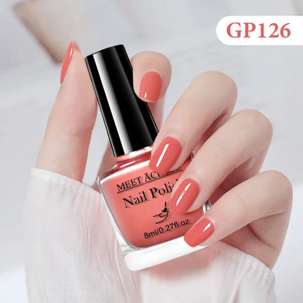 8ml Water-Based Nail Polish 48 Colors Long Lasting Quick Drying No Need of Lamp to Cure Nail Supplies Vernis for Nails Manicure
