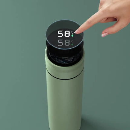 500ML Temperature Display Thermos Cup Stainless Steel Divided Thermos Bottle Outdoor Vacuum Insulated Cup Father's Day Gift