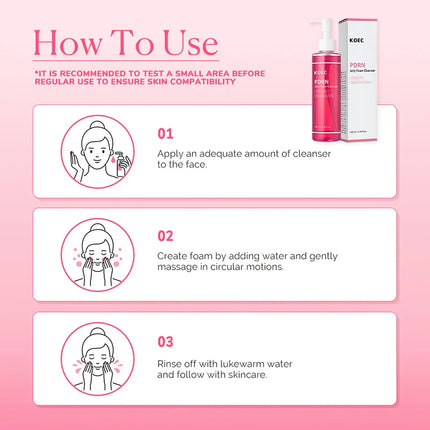 Pdrn Jelly Cleanser Gentle Non-irritating Foam Cleansing Deep Cleanse Amino Acid Soothing Moisturizing Cleansing Korean Skincare