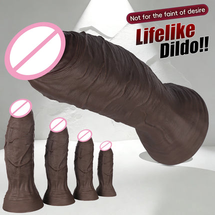 Huge Anal Plug Dildos Monster Muscles Silicone Thick Dildo For Women Men Suction Cup Sex Toys Prostate Massage Realistic Penis