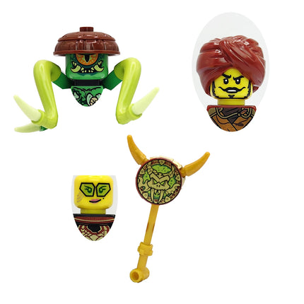 Building Blocks Assemble Bricks Action Toy Figures Parts Dolls Gifts For Children