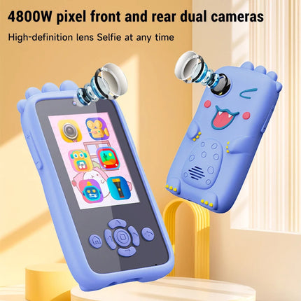 Children Smart Phone Toys Cartoon Educational Toy for Boys Girl Phone Toys Baby Digital Camera Phone Game Age 3-12 Birthday Gift
