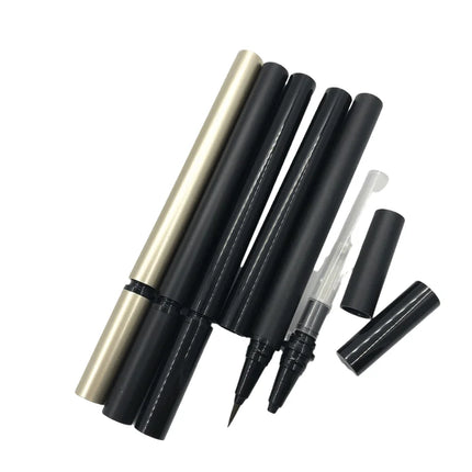 10/30/50pcs 1ml DIY Straight Fill Empty Eyeliner Tube With Steel Ball Liquid Eyeliner Pen Empty Pen Cosmetic Container