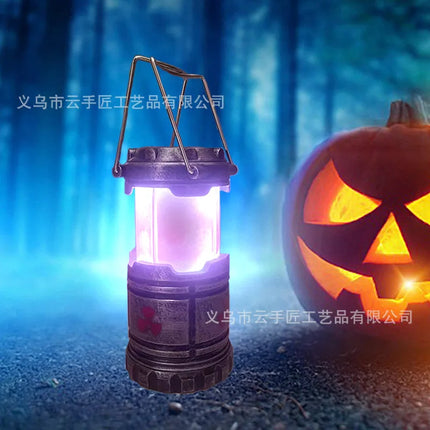 Nuclear Reactor Lantern Lamp Funny Gag Toys Creative Desk Ornaments Cyberpunk Night Light Halloween Prank Gift For Friends Kids