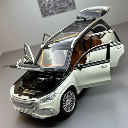 1:24 Mercedes Benz Maybach GLS600 Alloy SUV Diecast Metal Model Simulation Collection Of Hobby Decorative Fine Ornaments Kid Toy