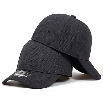 Back Closed Baseball Caps for Men and Women, Big Head and Small Head Hat, High Quality Headwear