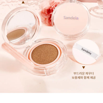 SANDELA Matte Silky Moisturizing Foundation Long Lasting Air Cushion Bb & Cc Cream Cushion